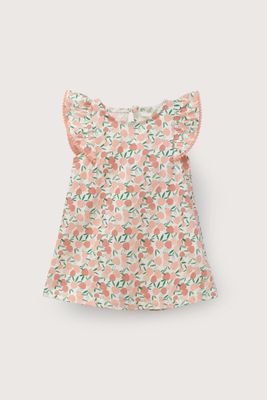 Imagen 2 del producto Vestido crema estampado de niña