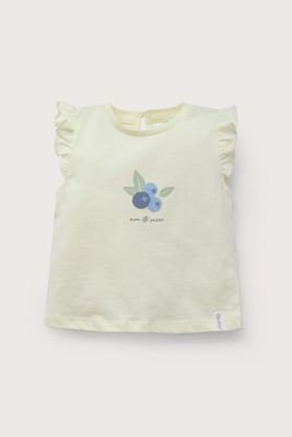 Imagen 2 del producto Polera manga corta amarilla de niña