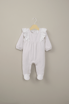 Osito lila estampado de bebé niña