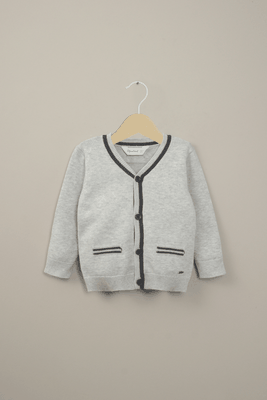 Chaleco gris de niño