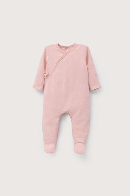 Imagen 2 del producto Osito rosado con apertura en la espalda de bebé niña