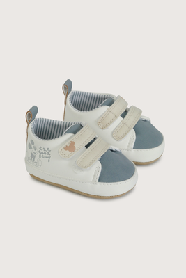 Zapatilla bebé disney blanca de niño