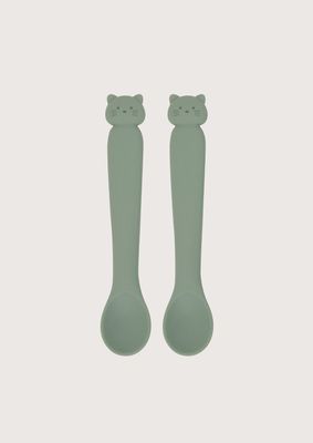 Imagen 2 del producto Set 2 cucharas gato verde