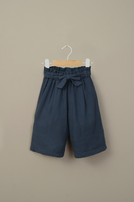 Pantalón palazzo azul de niña