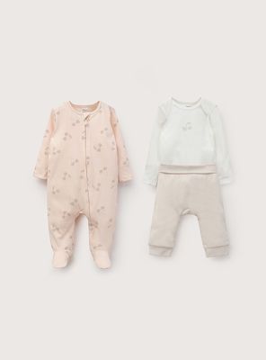 Imagen 2 del producto Conjunto 3 Piezas Bebe Niña Rosado