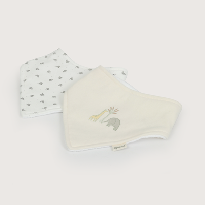 Pack de 2 baberos triangulares niño