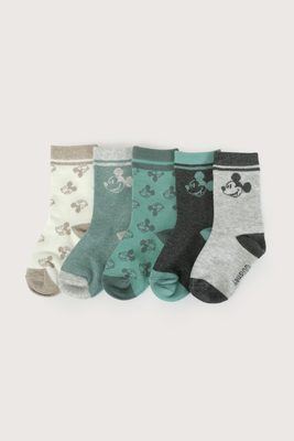 Pack de 5 calcetines disney verde niño