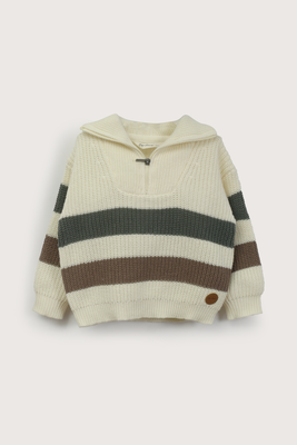 Imagen 2 del producto Sweater crema cuello alto de niño