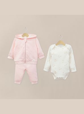 Imagen 1 del producto Conjunto De Vestir Bebe Niña Rosado