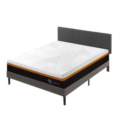 Cama Cambril con respaldo Zinus 2 Plazas Resortes Pocket