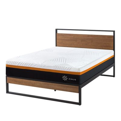 Cama Suzanne Zinus King Resortes Pocket con respaldo