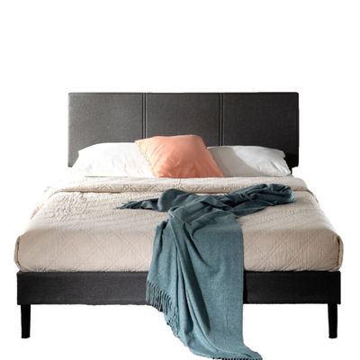 Cama Cambril c/ respaldo Zinus Colchon Espuma Green Tea King
