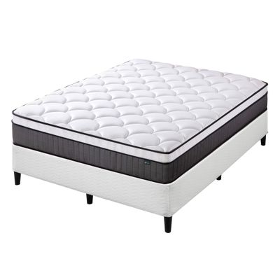 Cama Keenan Resortes Pocket 2 Plazas 25cms