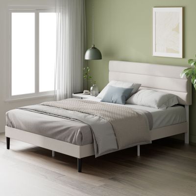 Imagen 2 del producto Base de Cama Premium Zinus King 180x200x30cm Piper Respaldo