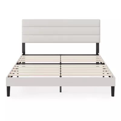 Base de Cama Premium Zinus  King 180x200x30cm Piper Respaldo