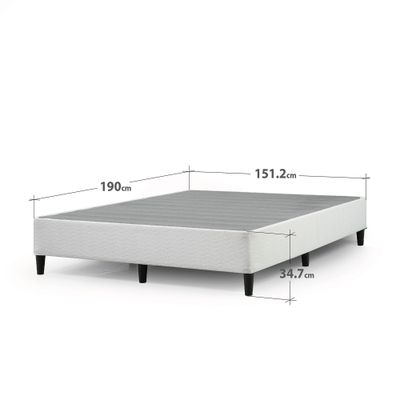 Imagen 2 del producto Base de cama KEENAN Zinus 2 plazas 150x190x36cm