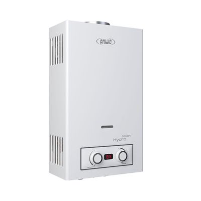 Calefón Anwo 8 Litros Gas Licuado Tiro Natural Hitech Hydro 16 VAN8LTS-TN LPG