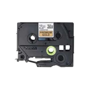 Cinta adhesiva Brother Negro sobre dorado 8m