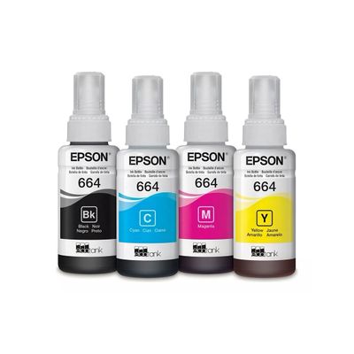 Imagen 2 del producto TINTA EPSON T664 SET INK BOTTLE