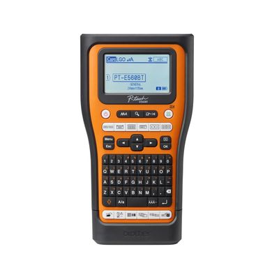 Rotuladora Brother Industrial Naranja PT-E560BTVP