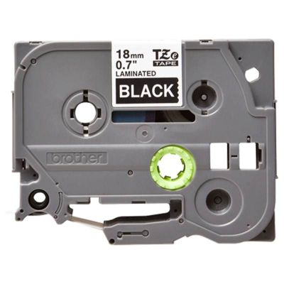 Imagen 2 del producto Etiquetas TZE-345 18MM Blanco sobre negro