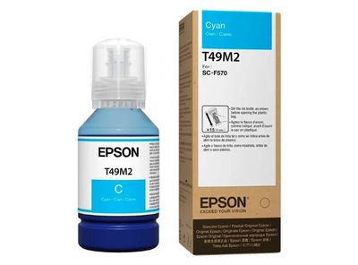 Imagen 2 del producto Botella de tinta Epson original 49M2 Cian 140 ml