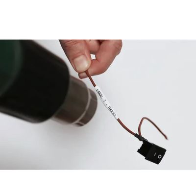 Imagen 2 del producto ETIQUETA BROTHER 24MM TUBO NEGRO SOBRE BLA