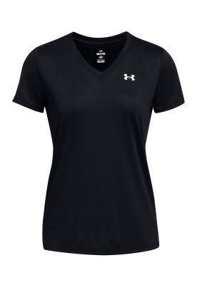 Polera manga corta Tech para mujer Negro