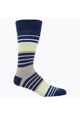 Calcetín Algodón Hombre Cuff Stomp Azul