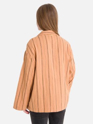 Imagen 2 del producto Blusa blazer manga larga Mujer Street Beige