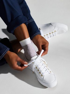 Imagen 2 del producto Zapatilla Cuero Blanca Mujer Jump Kick 