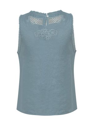 Imagen 2 del producto Blusa Lino Orgánico Mujer Cleep Gris 