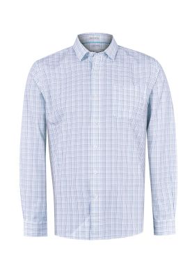 Camisa Algodón Orgánico Azul Lighter Hombre
