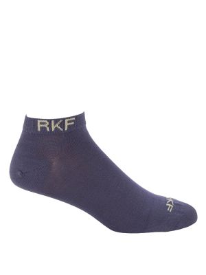 Calcetin Bambú Hombre Ped Liso Azul