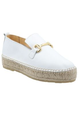 Imagen 2 del producto Alpargata Cuero Mujer Areca Blanco