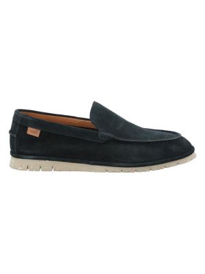 Mocasín Cuero Hombre Piastri Azul