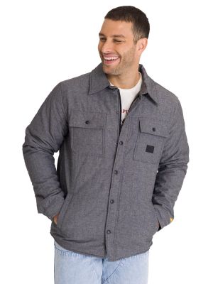 Imagen 2 del producto Chaqueta Insulated Snap Front Hombre Gris Oscura