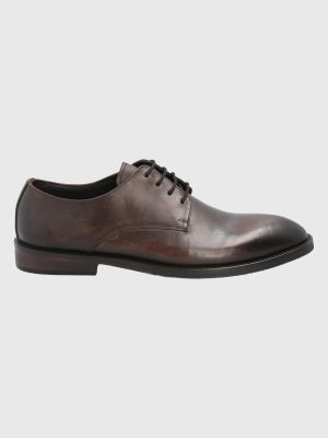 Zapato Cuero Café Oscuro Hombre Anola