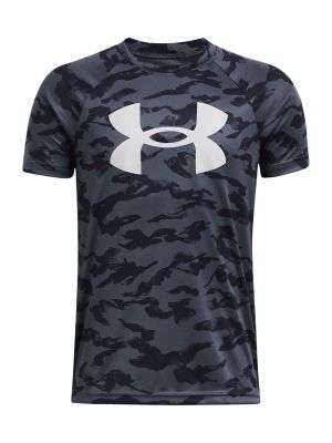 Polera manga corta UA Tech niño Gris