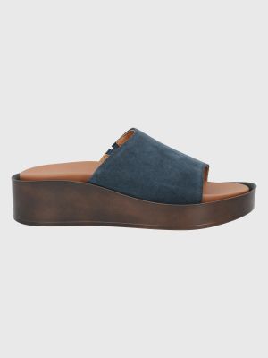 Imagen 2 del producto Sandalia Cuero Azul Oscuro Mujer Depp