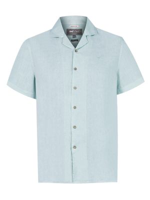 camisa Lino Orgánico Verde Braga Hombre