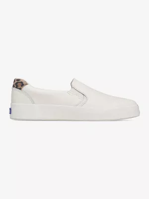 Zapatilla Cuero Mujer Pursuit Slip Blanca