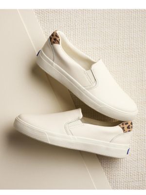 Imagen 2 del producto Zapatilla Cuero Mujer Pursuit Slip Blanca