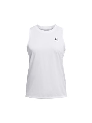 Polera Sin Mangas UA Tech Mujer Blanco