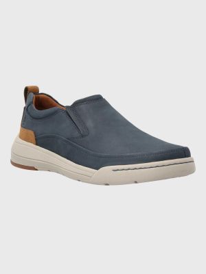 Zapato Hombre Cuero Hunt Azul