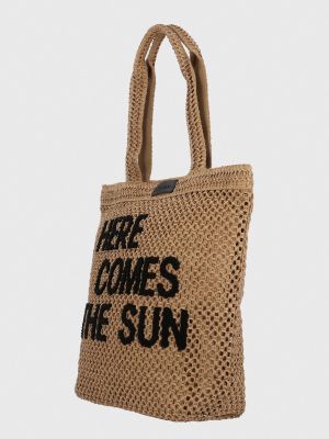 Imagen 2 del producto Cartera Mujer Rafia Tote Café