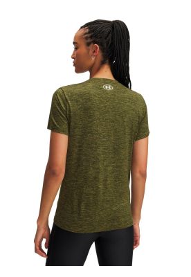 Imagen 2 del producto Polera Manga Corta Training para mujer Tech V-Neck verde 