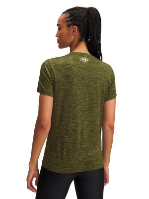Imagen 2 del producto Polera Manga Corta Training para mujer Tech V-Neck verde 