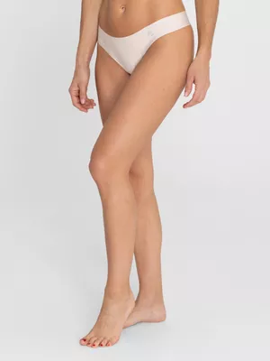 Calzón Colaless sin costuras Mujer Thong Piel