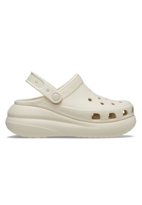 Zueco Plataforma Crocs Mujer Crush Clog Beige